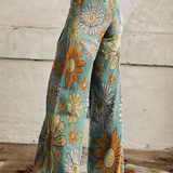 Talida – Plati kojų Boho-Chic kelnės