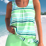 Narcisa – Tankini rinkinys Relaxat su Dryžiais
