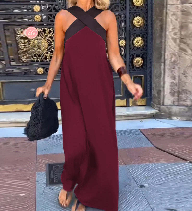 Lavinia – Fluidi Halter Suknelė