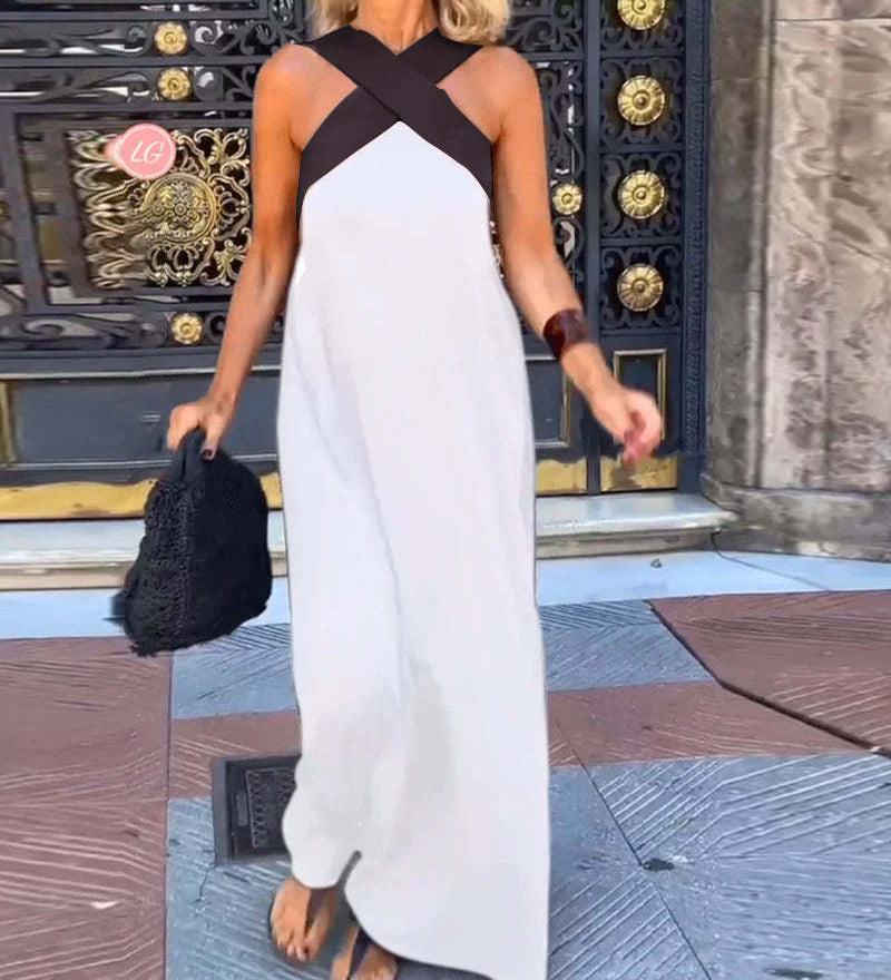 Lavinia – Fluidi Halter Suknelė