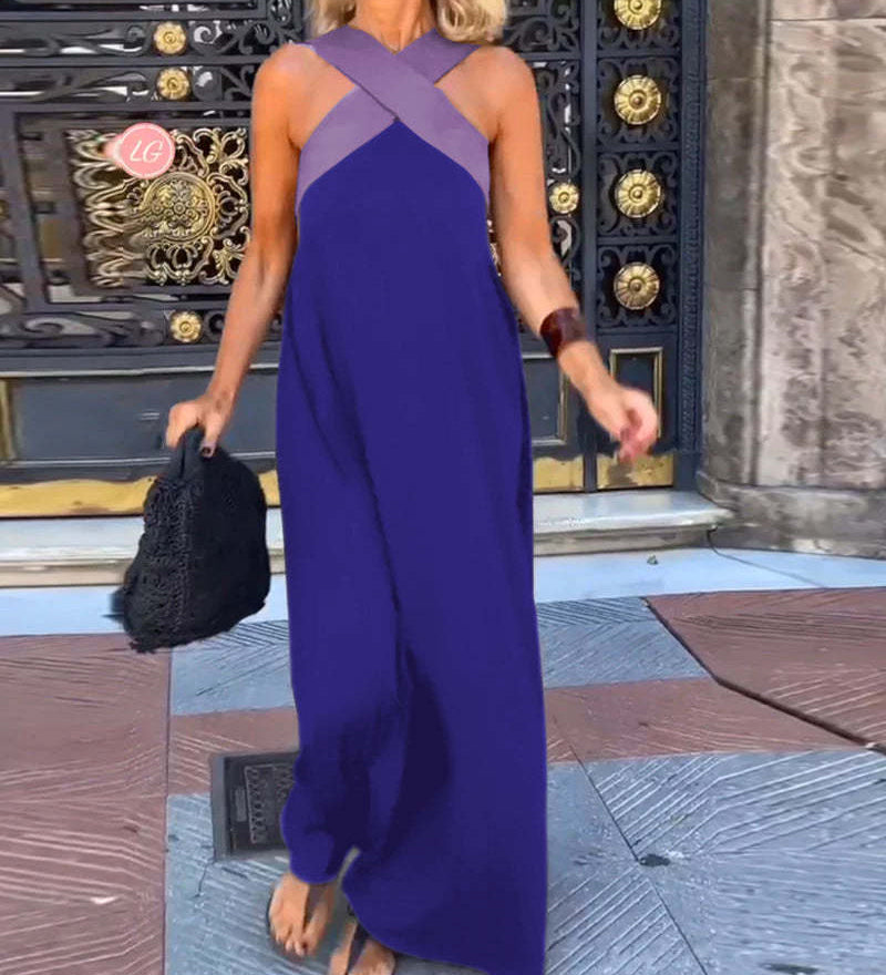 Lavinia – Fluidi Halter Suknelė