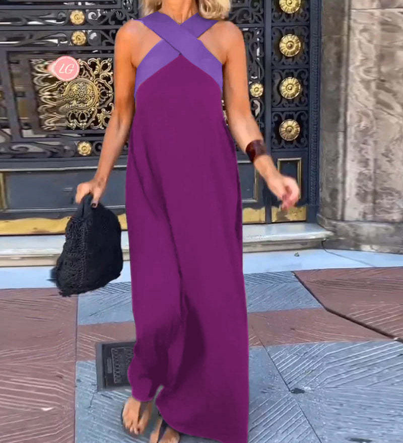 Lavinia – Fluidi Halter Suknelė