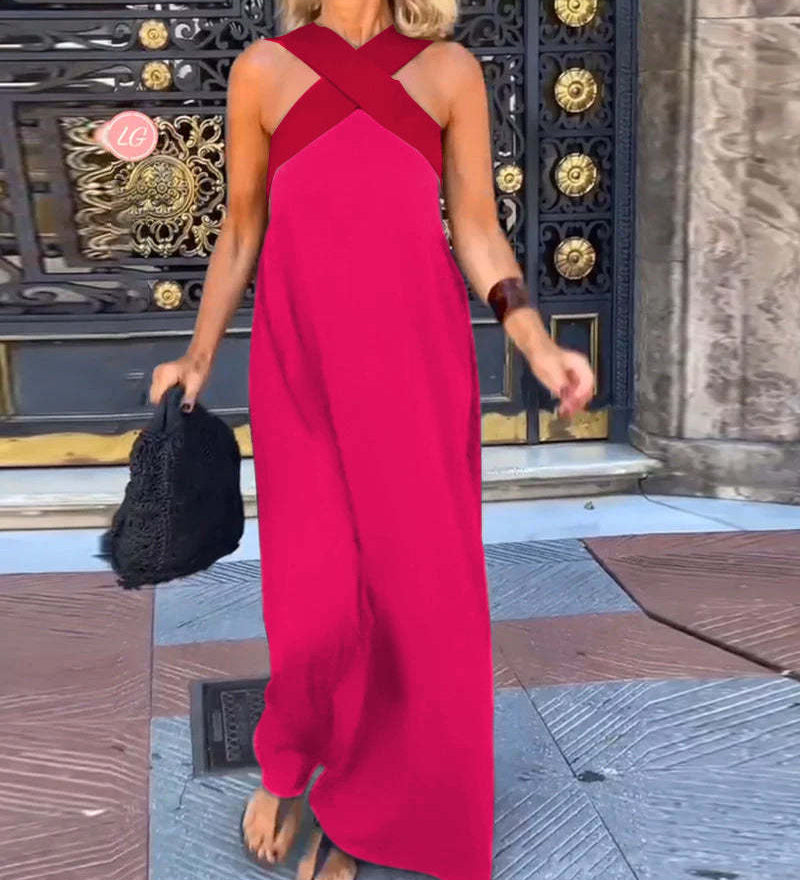 Lavinia – Fluidi Halter Suknelė