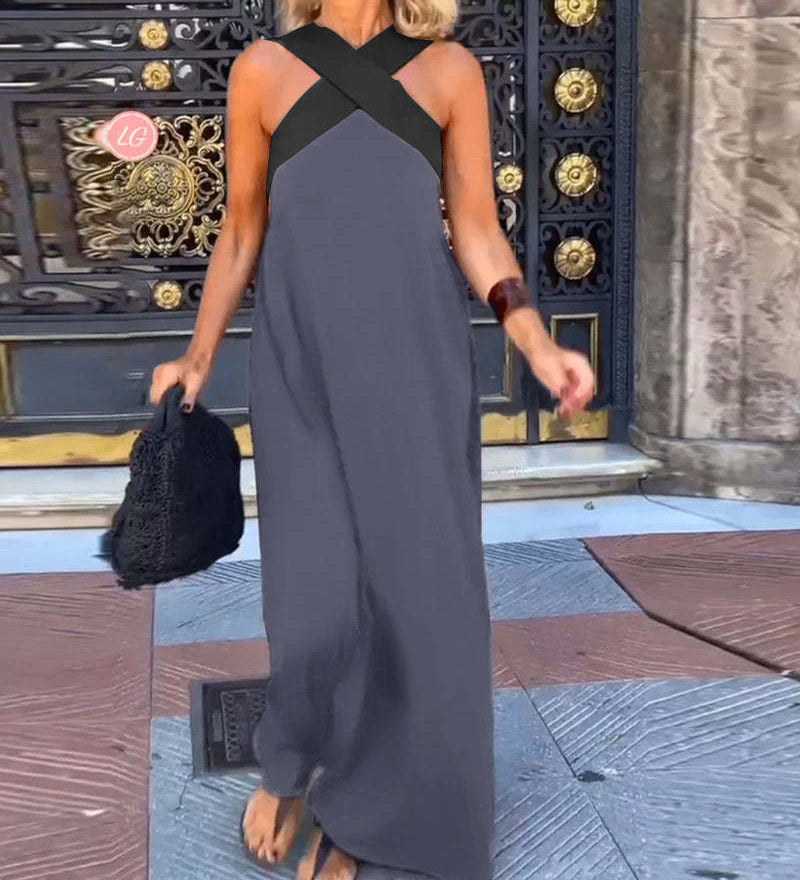 Lavinia – Fluidi Halter Suknelė