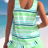 Narcisa – Tankini rinkinys Relaxat su Dryžiais