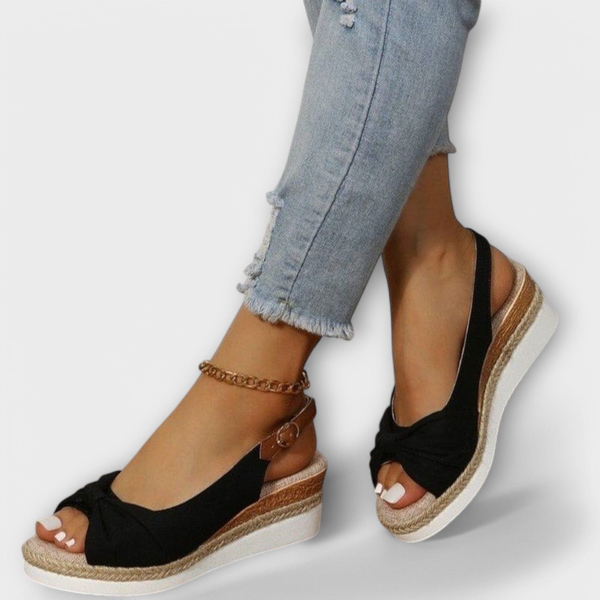 Delia – Espadrilės su pakulne