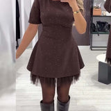 Camille™ – Elegantiška mini suknelė su blizgesiu