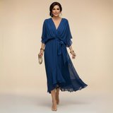Monica — Ilga, sklandi ir elegantiška suknelė