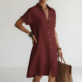 Évanélie™ — Premium Midi Shirt with Breathable Parisian Style