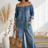 Anna | Denim medvilnės mono su vintage plovimu