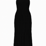 Cătălina – Juoda Maxi Suknelė Halter
