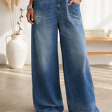 Anna | Denim medvilnės mono su vintage plovimu