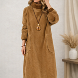 Madeleine™ — Elegantiška midi megztinė suknelė