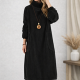 Madeleine™ — Elegantiška midi megztinė suknelė