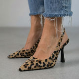 Isabelle – Slingback bateliai su leopardų raštu