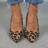 Isabelle – Slingback bateliai su leopardų raštu