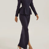 Jackie O Fit & Flare Viršus | Tamsiai mėlynas