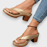 Rodica – Elegantiški mules su kulnu