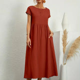 Gabrielle™ - Elegantiška Midi Suknelė, Be Priekaištų