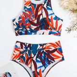 Octavia – Sportinis bikini su aukšta juosmeniu ir elastinga medžiaga
