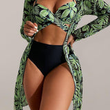 Carmen – Tropinis bikini komplektas 3 dalys