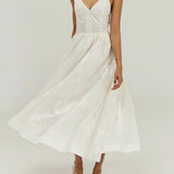 Sophia Elegance Maxi Suknelė | Vanilė
