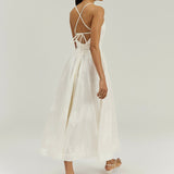 Sophia Elegance Maxi Suknelė | Vanilė