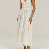 Sophia Elegance Maxi Suknelė | Vanilė