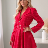 Colette™ - Elegantiška kasdienė suknelė su diržu