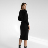 Mathilde™ — Elegantiška, patogi, klasikinio stiliaus midi suknelė