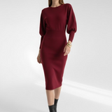 Mathilde™ — Elegantiška, patogi, klasikinio stiliaus midi suknelė