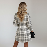 Élise™ — Elegantiška languota marškininė suknelė