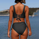 Elisabeta – Aukšto liemens bikini rinkinys, kuris pabrėžia
