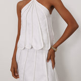 Avina Resort Halter Top | Baltas