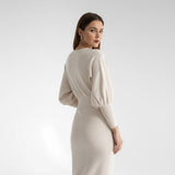 Mathilde™ — Elegantiška, patogi, klasikinio stiliaus midi suknelė
