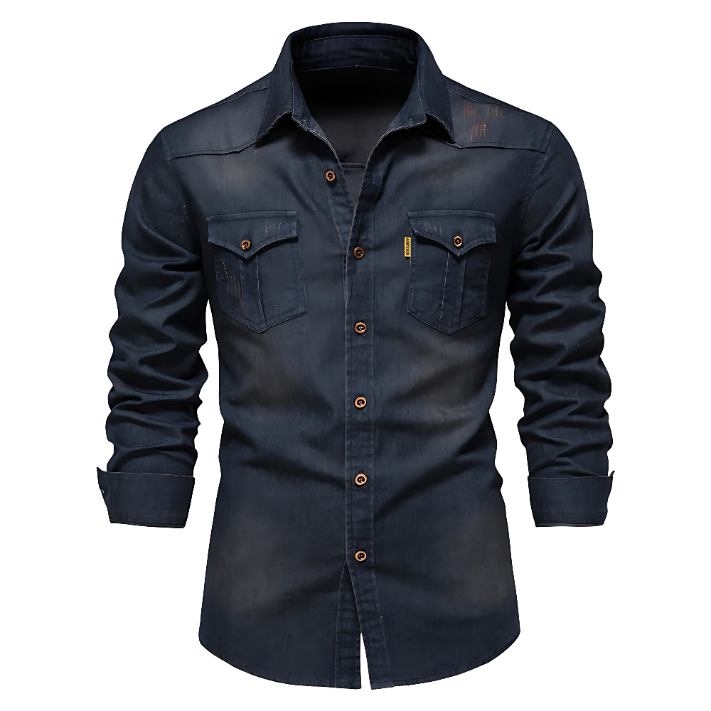 Rasmus | DENIM MARŠKINIAI SLIM
